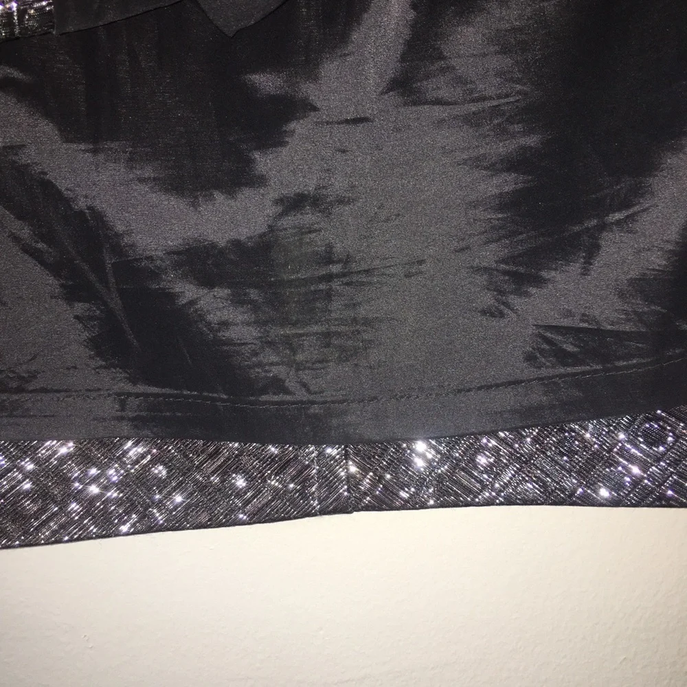 Express Design Studio Metallic Jacquard Mini Skirt 0 Y2K‎ Party Disco Glam Mod